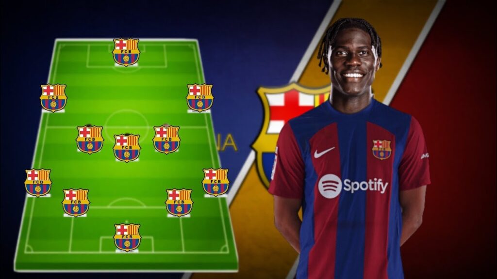 Barcelona Potential Lineup With January Transfers 2024 Feat Amadou Onana🔥😱