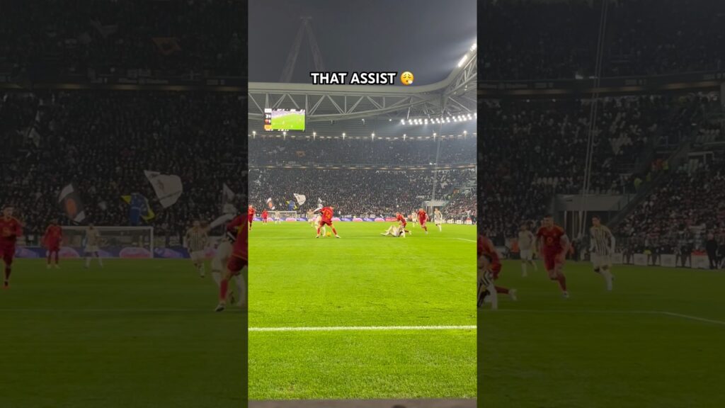 Vlahovic assists Rabiot 🆚 Roma 😮‍💨