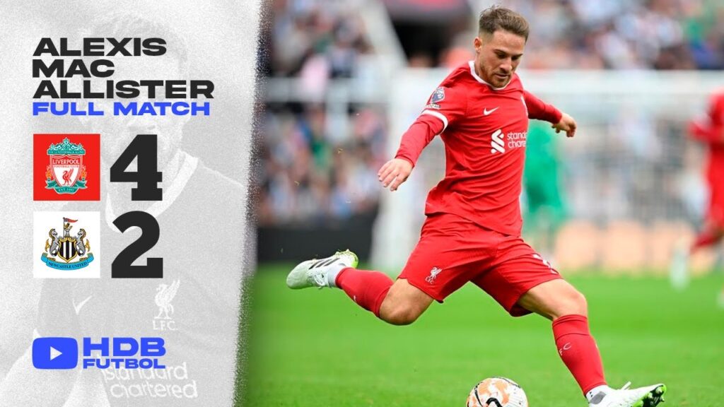Mac Allister vs Newcastle | Dió un pase perfecto en la goleada del Liverpool en la Premier League