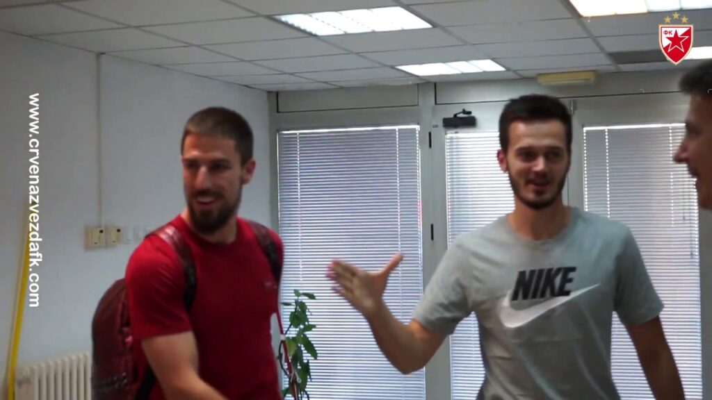 Prvi trening Degeneka po povratku u Zvezdu