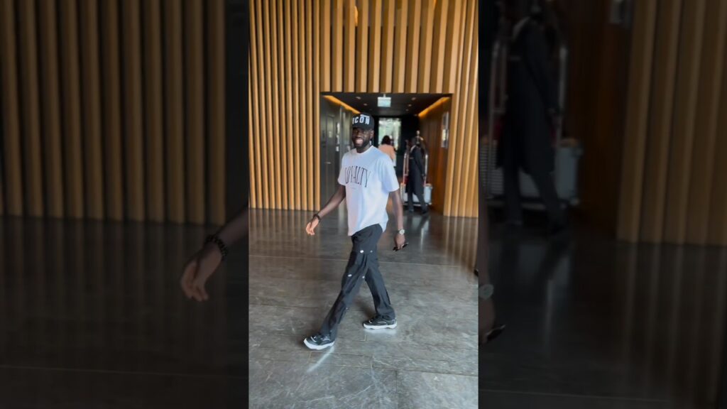 L'arrivée de Cheikhou Kouyaté en regroupement avec le Sénégal pour la CAN 2024. #shorts