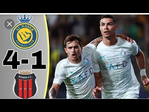 AL- NASSR VS AL-RIYAHD 4-1 highlight Saudi pro cup 2023