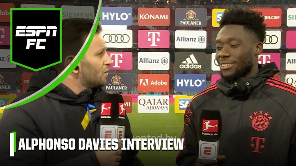 He just has fun - Alphonso Davies on teammate Jamal Musiala | ESPN FC