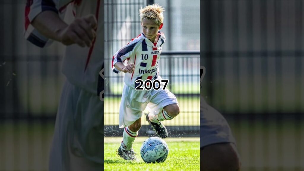 Frenkie de Jong Evolution 🚀😜#football #shorts