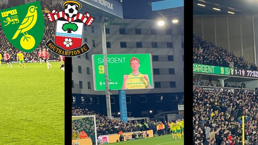 *SARGENT EARNS US A POINT TO START THE NEW YEAR* Norwich City 1-1 Southampton | Match Vlog