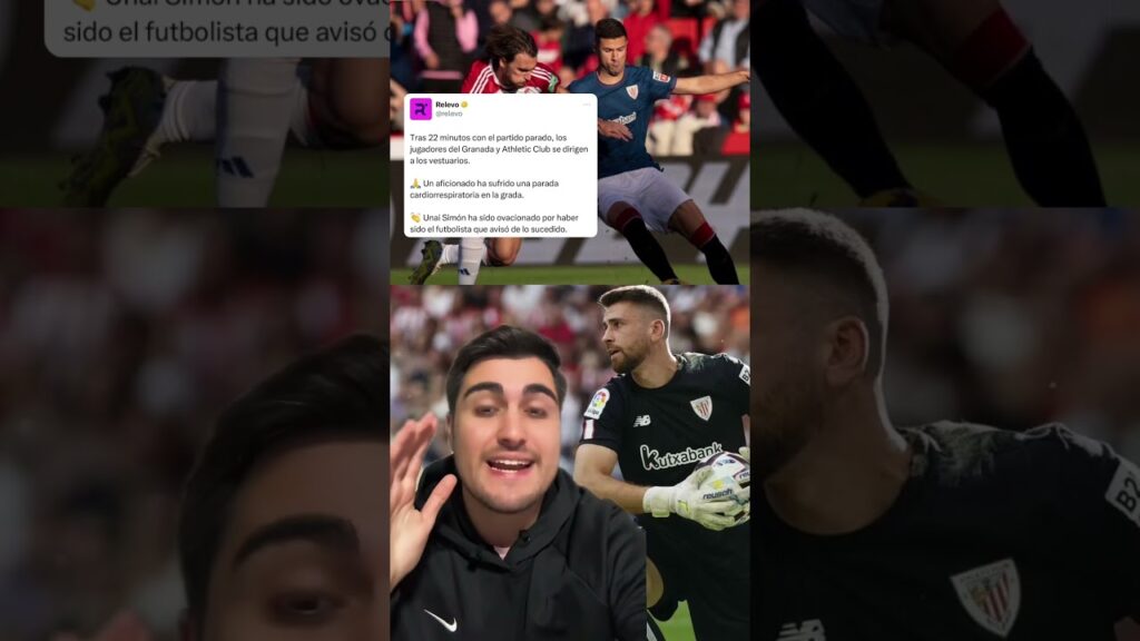 PROBLEMA de SALUD en el GRANADA vs ATHLETIC CLUB #futbol #laliga #granada #athleticclub #unaisimon