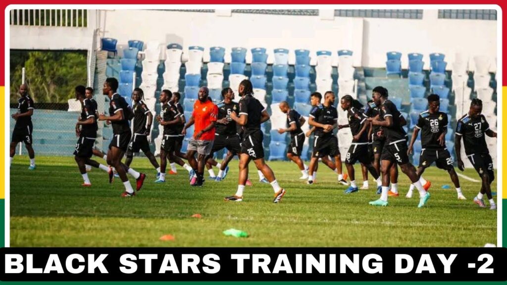 Black Stars training Day 2: Jordan Ayew and Richard Ofori join teammates to train – No sign of Kudus