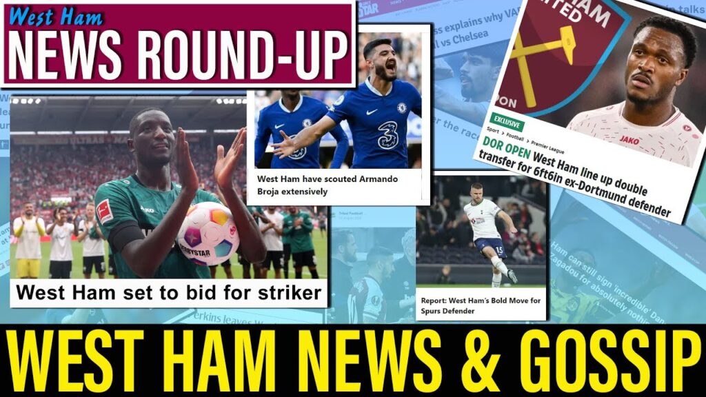 West Ham Transfer News & Gossip: Boja | Eric Dier | Max Kilman | Zagadou & Serhou Guirassy