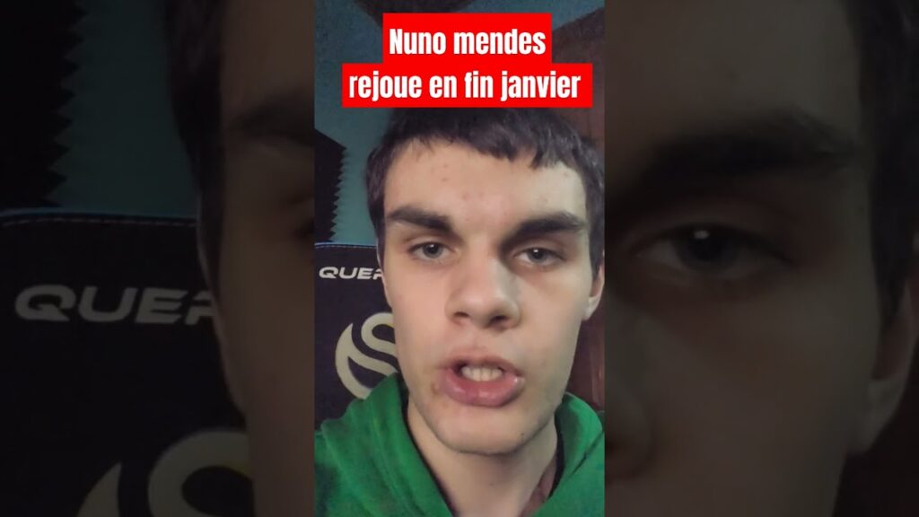 Nuno mendes de retour sur les terrains #football #psg