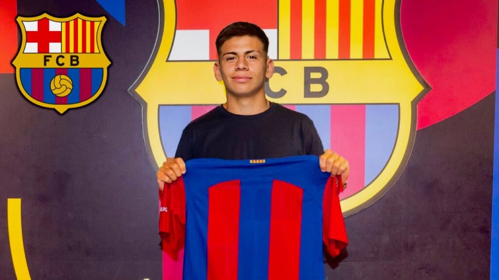 Officially Claudio Echeverri signing to FC Barcelona Contract Until June 2035
