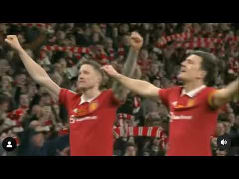 wout weghorst singing Take me home, United road!