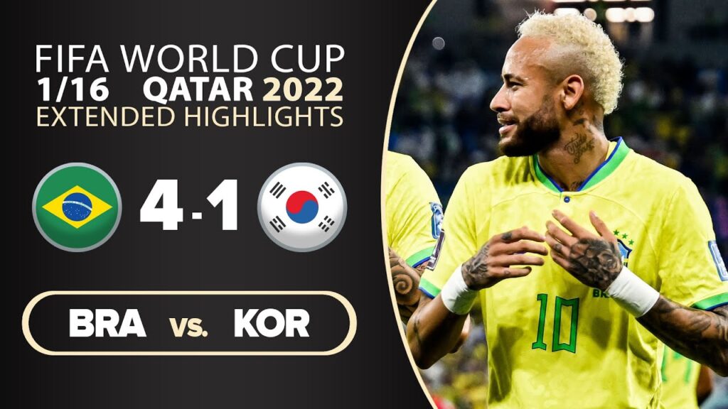 Brasil vs South Korea 4-1 | FIFA World Cup Qatar 2022 | All Goals and Extended Highlights