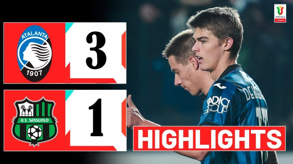 Charles De Ketelaere Goal | Atalanta vs Sassuolo 3-1 Extended Highlights | Coppa Italia 2023