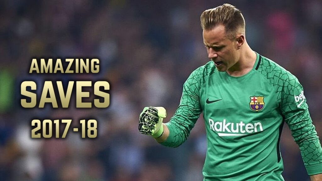 Marc-André ter Stegen 2017-18 | Amazing Saves