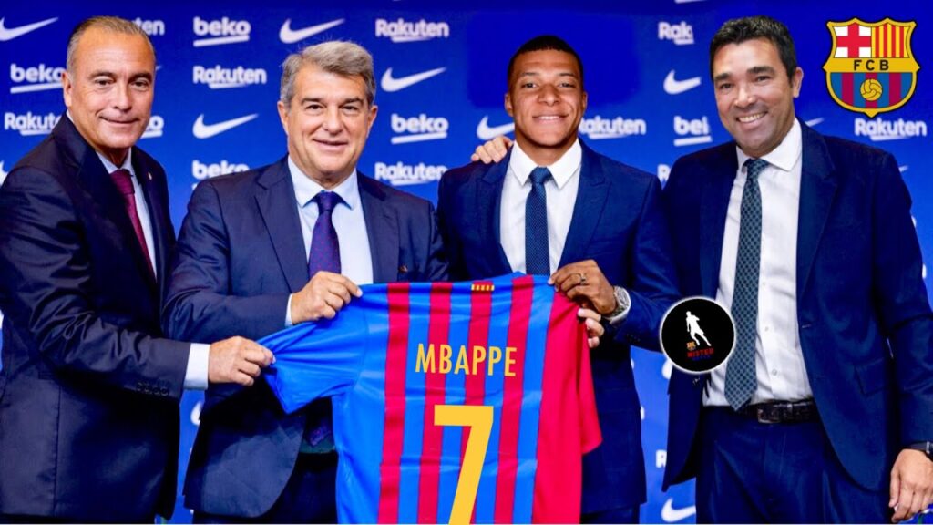 Officiall Kylian Mbappe Signing to FC Barcelona Contract Until June 2026