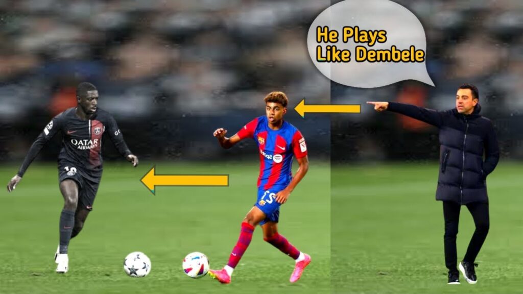 Look How Lamine Yamal Plays Like Ousmane Dembele