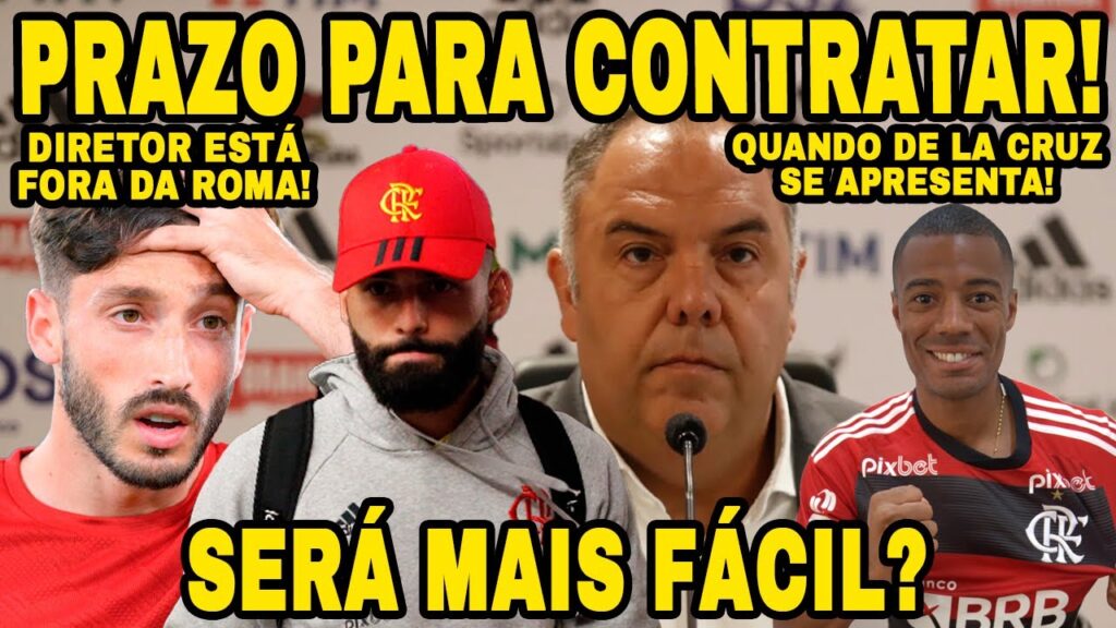 PRAZO PARA CONTRATAR! NEGOCIAÇÃO COM MATÍAS VIÑA FICARÁ MAIS FÁCIL? CHEGADA DE NICOLÁS DE LA CRUZ!