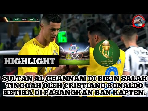 SULTAN AL GHANNAM DI BIKIN SALAH TINGGAH OLEH CRISTIANO RONALDO KETIKA DI PASANGKAN BAN KAPTEN.