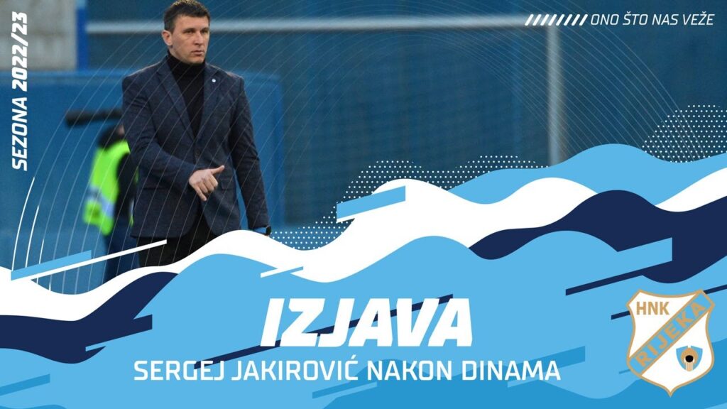 Sergej Jakirović nakon Dinama - 26. kolo (2022./2023.)