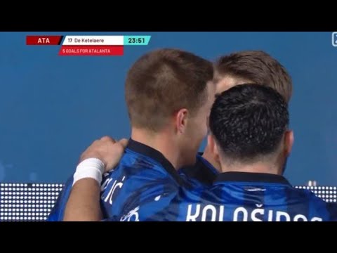 Charles De Ketelaere Goal, Atalanta vs Sassuolo 3-1 | All Goals and Extended Highlights