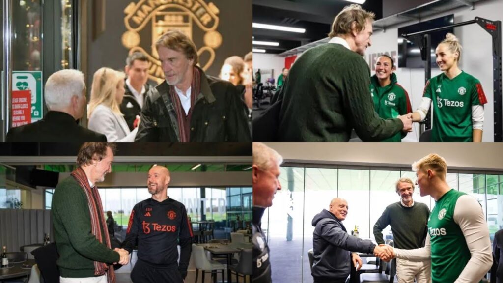 Sir Jim Ratcliffe meeting Man United Players and Managers at Carrington