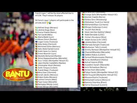 La Ligue 1 français est plus touché par la CAN 2023