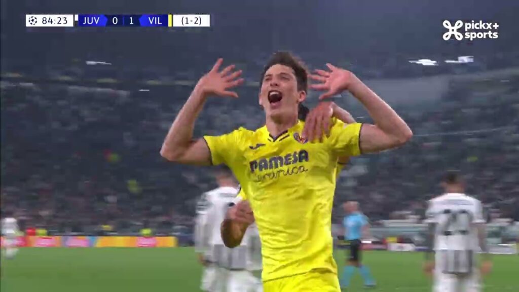 Champions League 16/03/2022 / Goal Pau Torres against Juventus