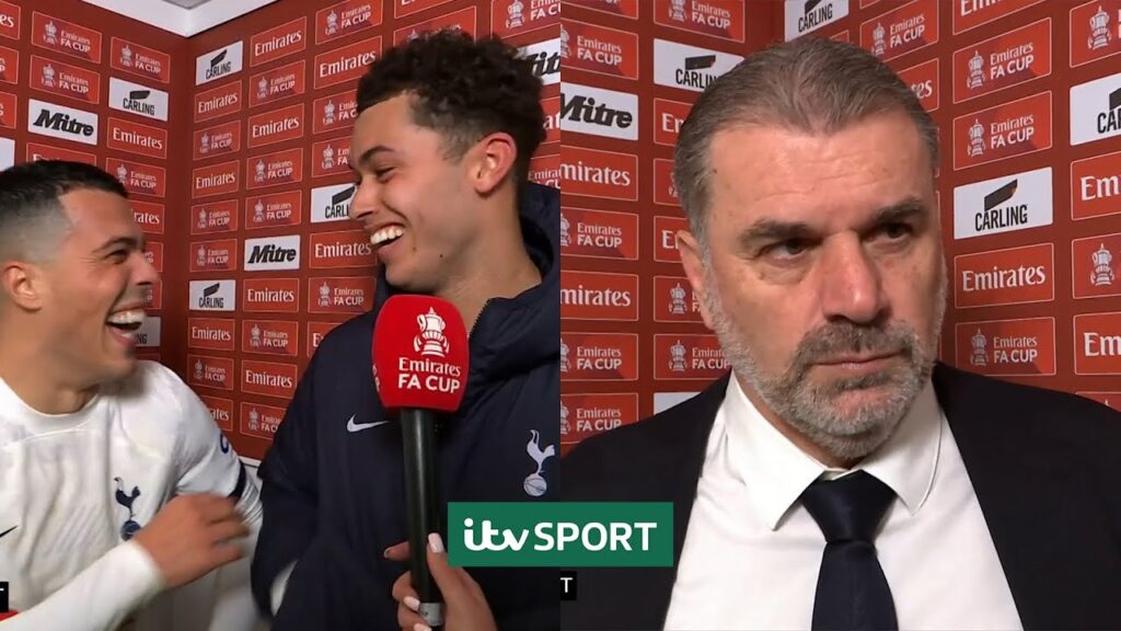 🤣 'He shoots in training and misses a lot!' Brennan Johnson jokes with Pedro Porro