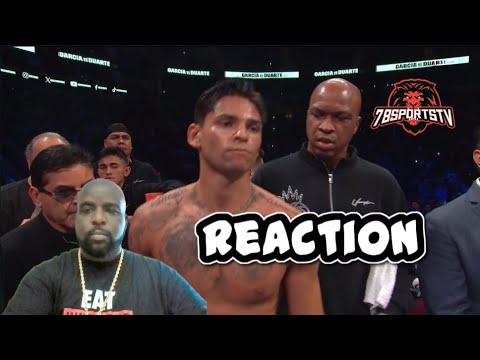 RYAN GARCIA VS OSCAR DUARTE POST FIGHT REACTON