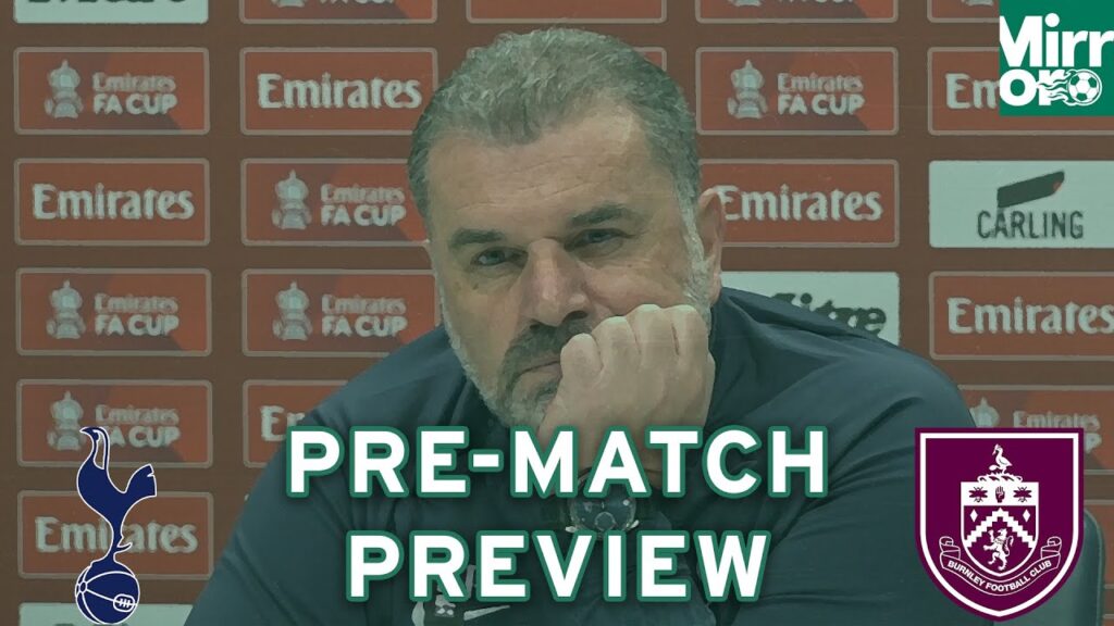Tottenham v Burnley | FA Cup | Ange Postecoglou | "HEUNG-MIN SON A HUGE MISS IN COMING WEEKS"