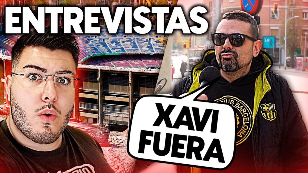 🔥 VAMOS AL CAMP NOU A ENTREVISTAR A GENTE Y ENSEÑAMOS LAS OBRAS 🔥