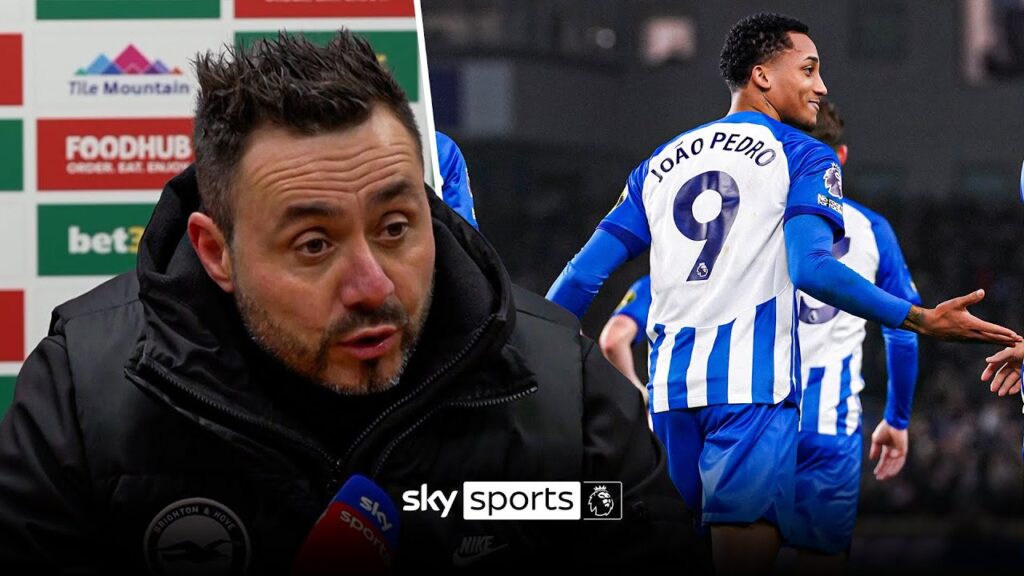 "I didn't know João before" 😅 | De Zerbi praises Brighton's recruitment team over João Pedro