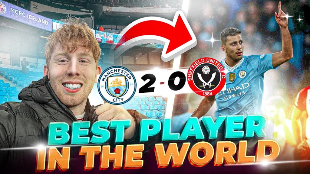 RODRI SCORES A SCREAMER!! - As City Finish Off 2023 With A Big Win Vs Sheffield United