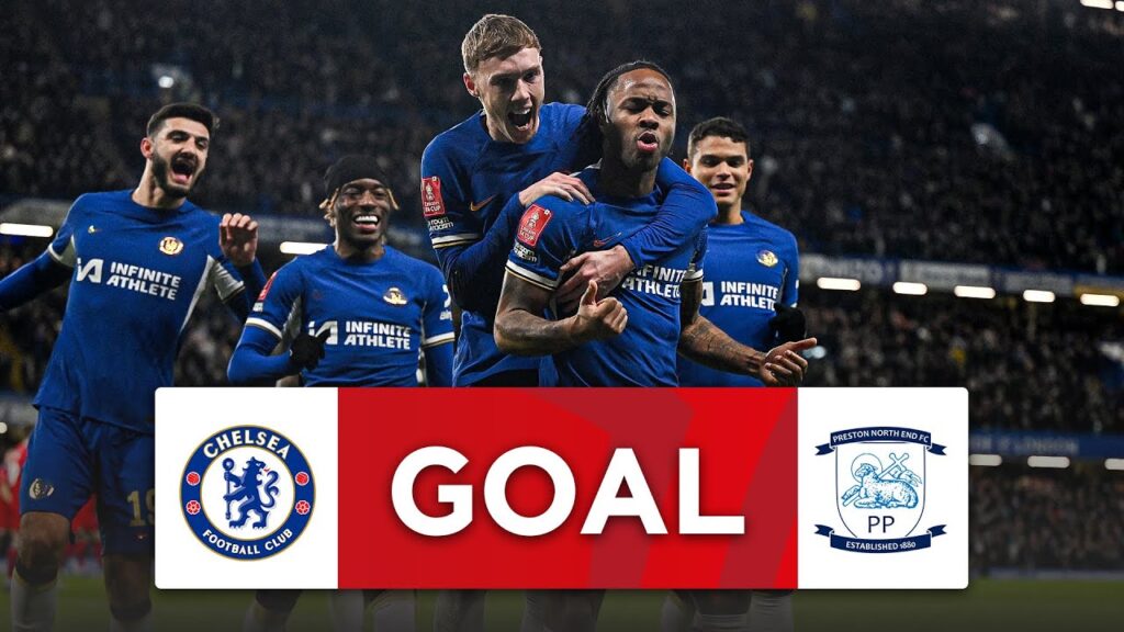 GOAL | Raheem Sterling | Chelsea 3-0 Preston North End | Third Round | Emirates FA Cup 2023-24