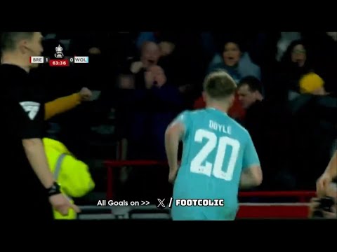 Brentford vs Wolves (1-1) Goals and Extended Highlights FA Cup 2024