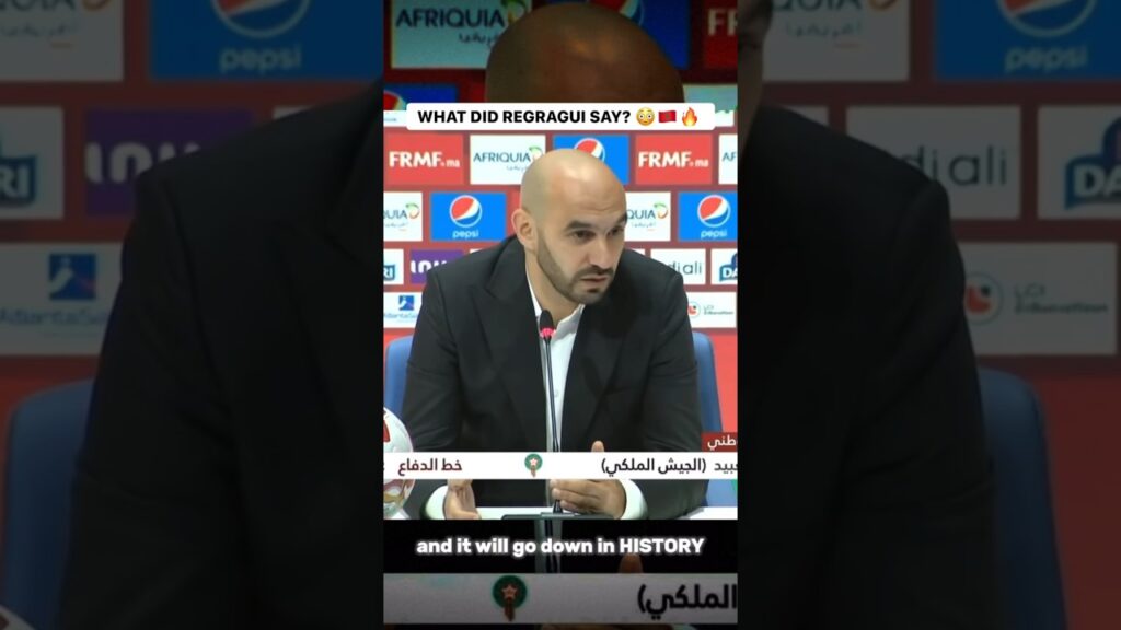 Walid Regragui ❤️‍🔥🇲🇦 #maroc #morocco #walidregragui #ziyech #bono #hakimi #yassinebounou #caf