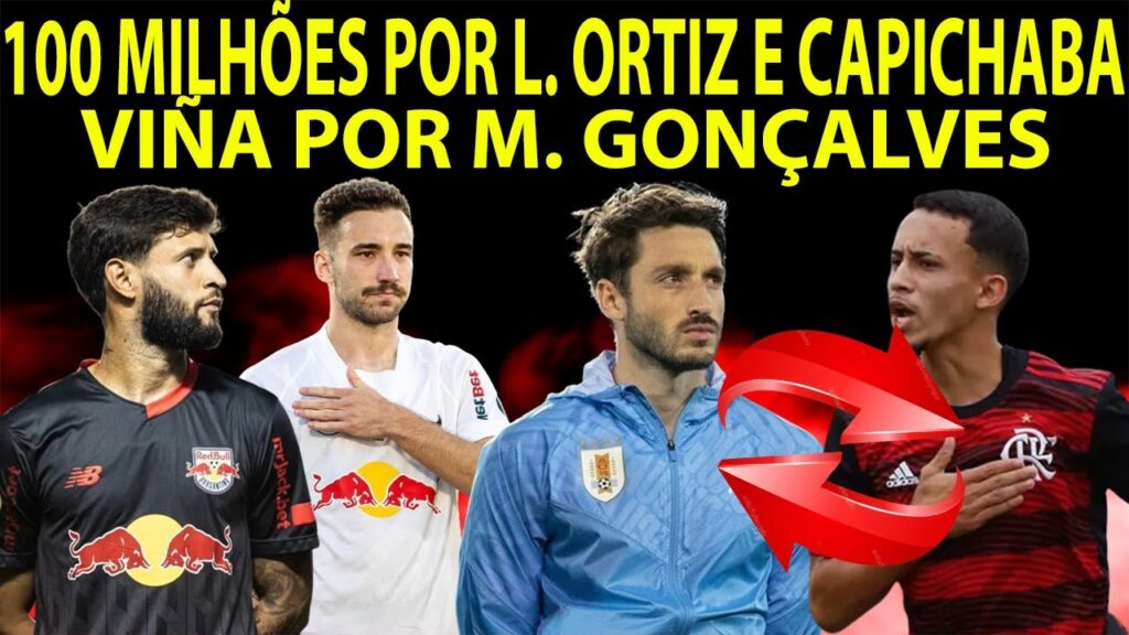 ROMA PROPÕE TROCA POR MATÍAS VIÑA! BRAGANTINO PEDINDO 100 MILHÕES DE REAIS POR LÉO ORTIZ E CAPICHABA