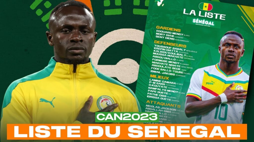 LA LISTES DES 🦁 LIONS DU 🇸🇳 SENEGAL POUR LA CAN 2023🏆