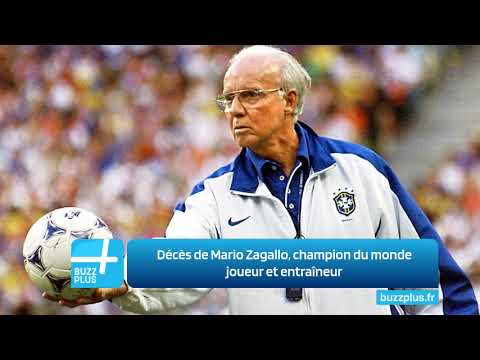 Décès de Mario Zagallo, champion du monde joueur et entraîneur
