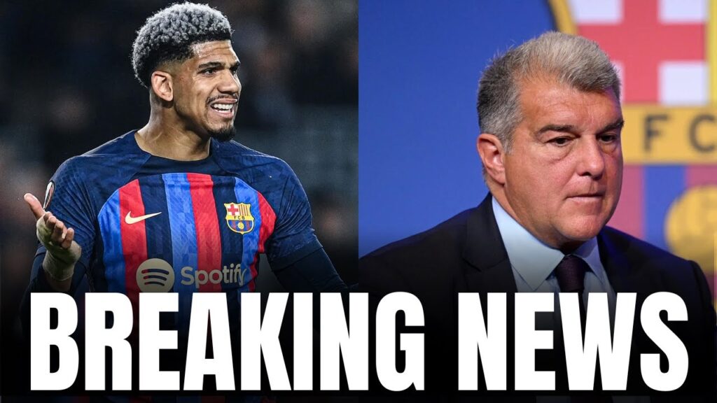 😰 FC BARCELONA WILL SELL RONALD ARAUJO TO BAYERN MUNICH FOR €100M? - Talkfcb Football News