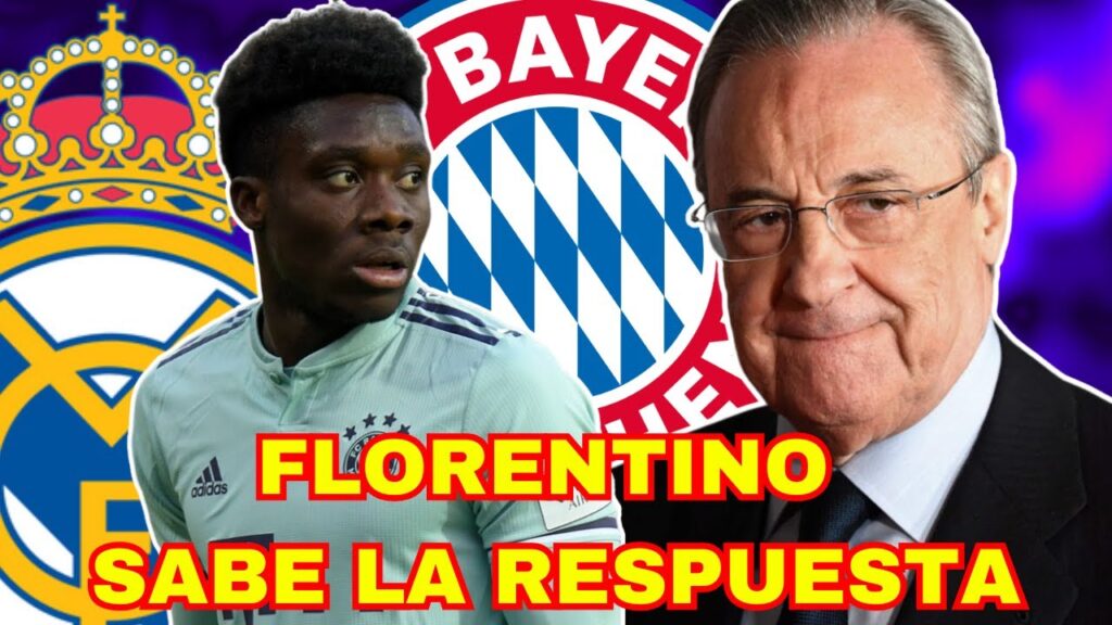 LA ÚNICA OFERTA A ALPHONSO DAVIES QUE LE ALEJARÍA DEL REAL MADRID: FLORENTINO SABE LA RESPUESTA