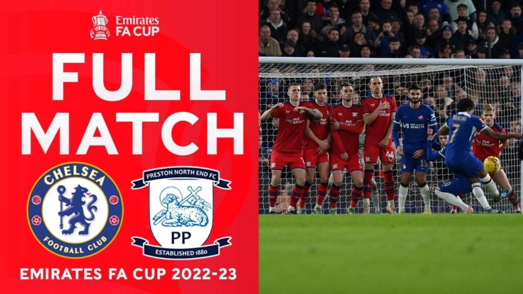 Raheem Sterling Free-Kick Goal | Chelsea vs Preston 4-0 Extended Highlights | FA Emirates Cup 23/24