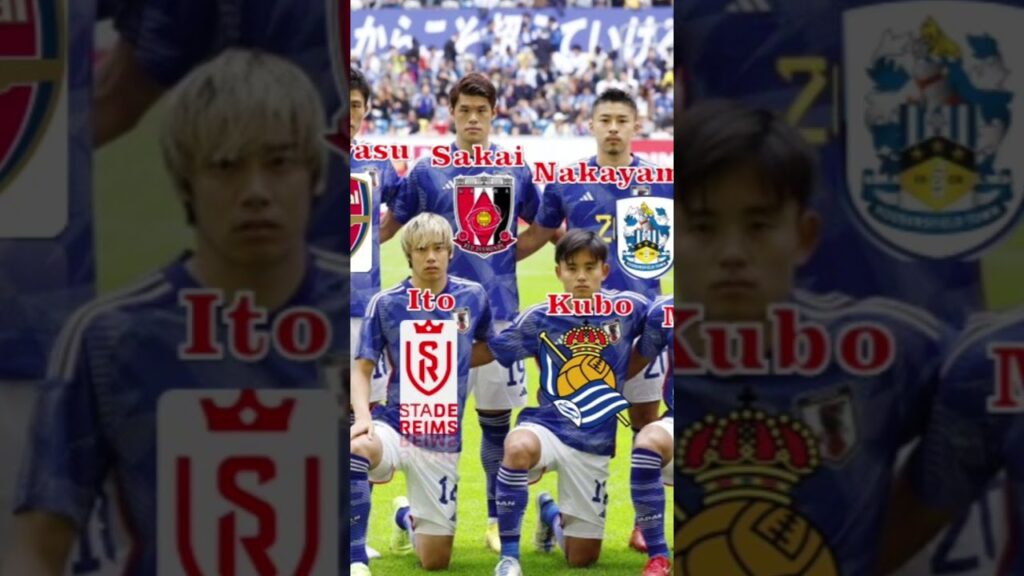 Japan squad and they are clubs.#japan #squad #football #fifaworldcup #shorts