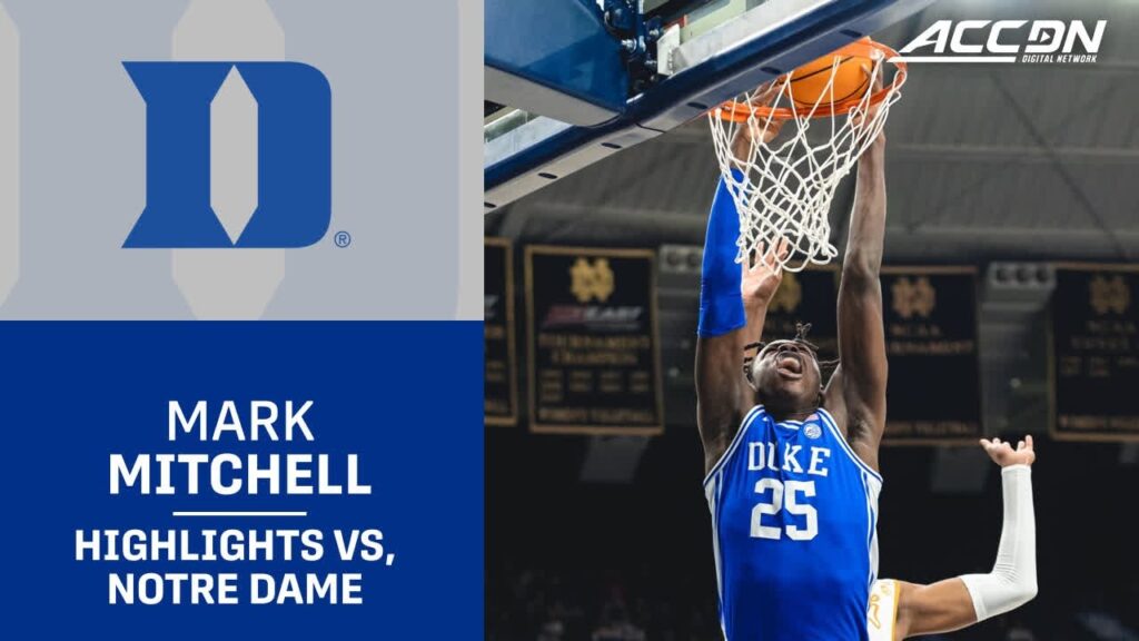 Duke's Mark Mitchell Has A Career Night In South Bend