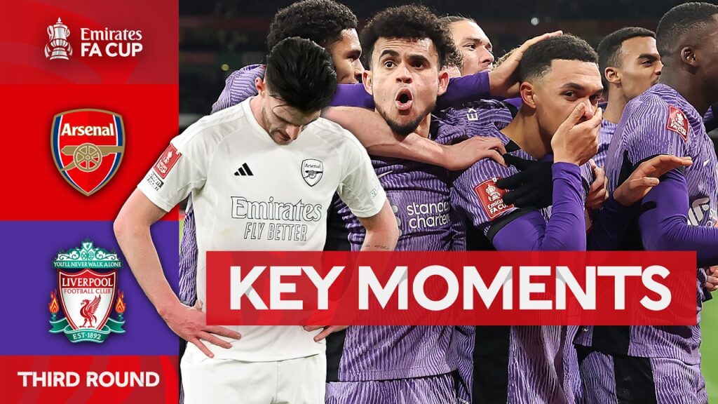 Arsenal v Liverpool | Key Moments | Third Round | Emirates FA Cup 2023-24