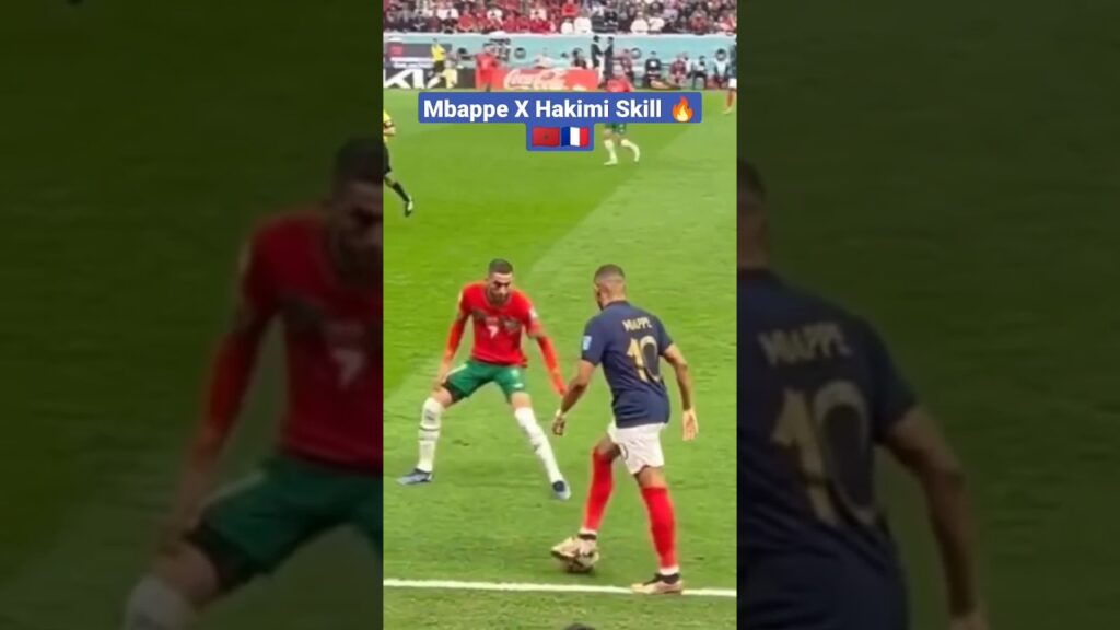 Mbappe vs Ziyech Skill 🥶 | #mbappe #football #shorts #abbas7