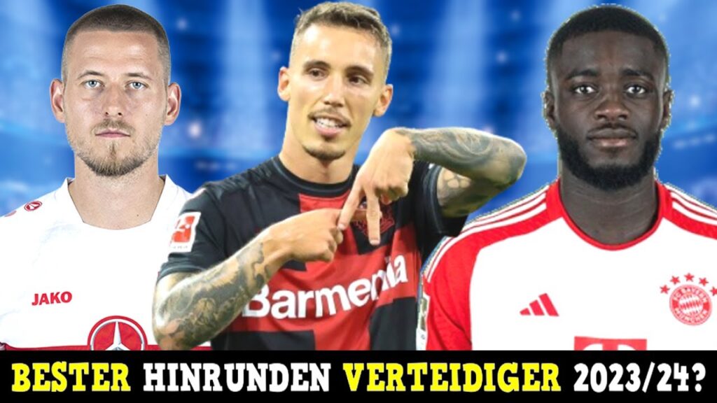 Die 10 besten Verteidiger der Bundesliga Hinrunde 2023/24! 🔥⚽