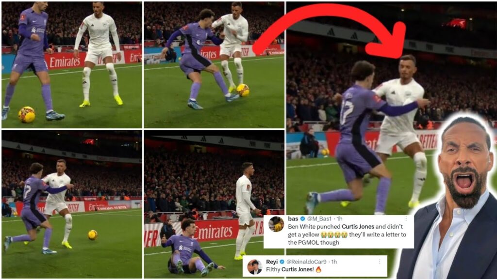 🔥 Liverpool Fans Reignite Adoration with Curtis Jones' dazzling skill vs Ben White vs Arsenal | diaz