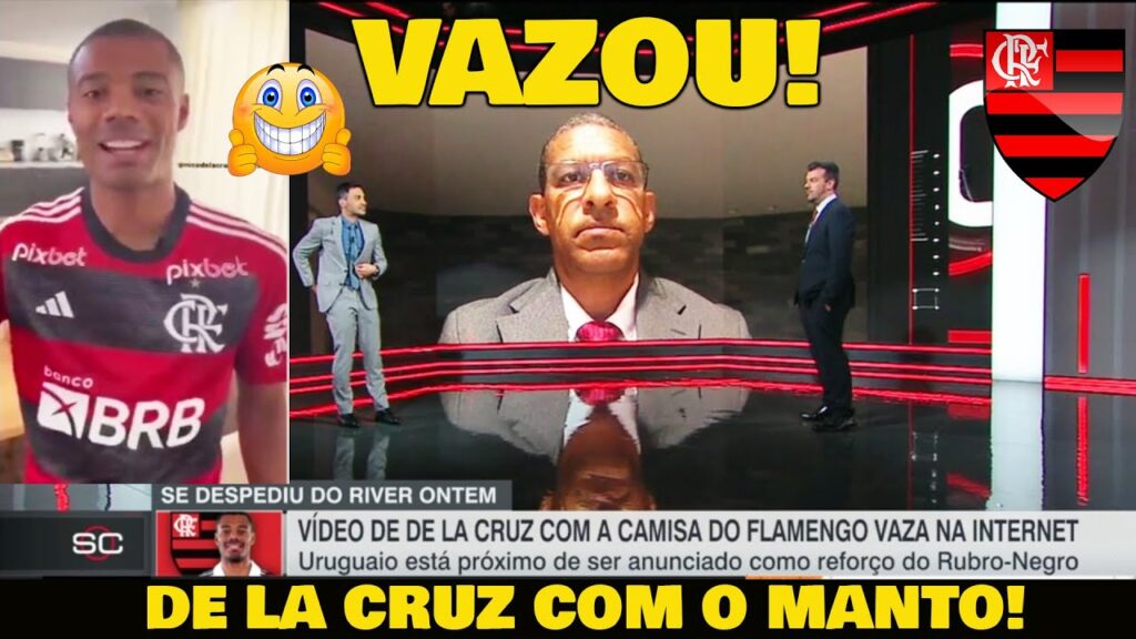 VAZOU O VÍDEO DE NICOLÁS DE LA CRUZ COM A CAMISA DO FLAMENGO!