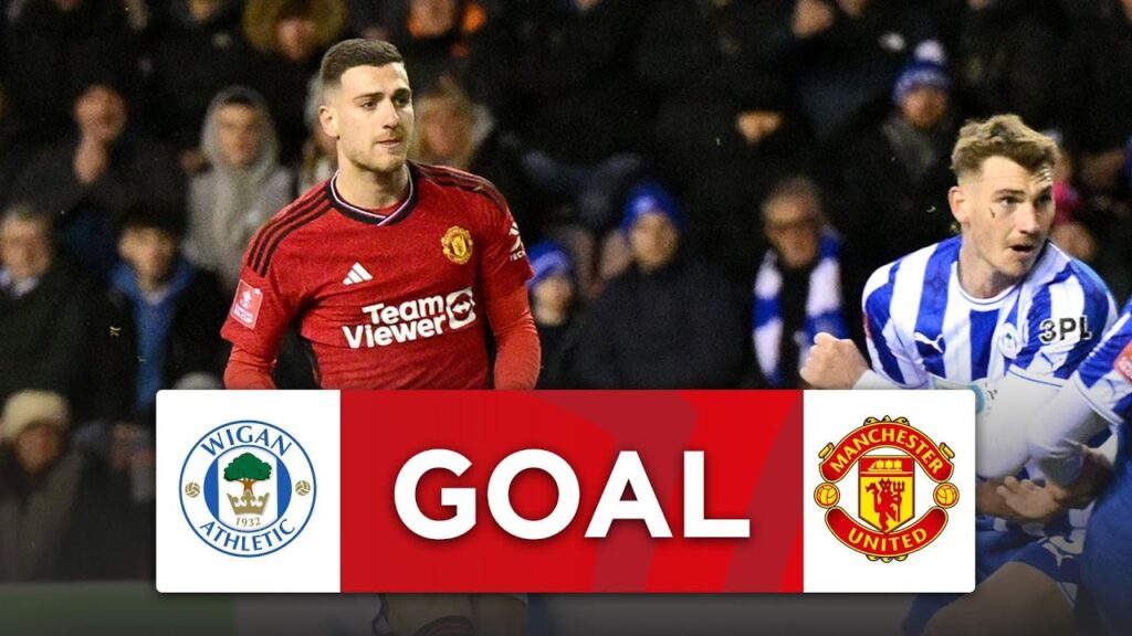 GOAL | Diogo Dalot | Wigan 0-1 Manchester United | Third Round | Emirates FA Cup 2023-24